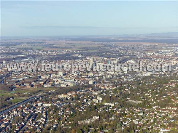 Photo aérienne de Mulhouse