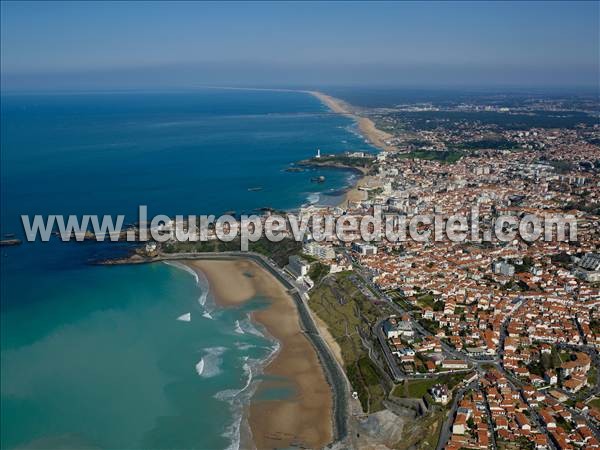 Photo aérienne de Biarritz