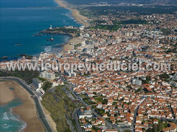 Photo aérienne de Biarritz