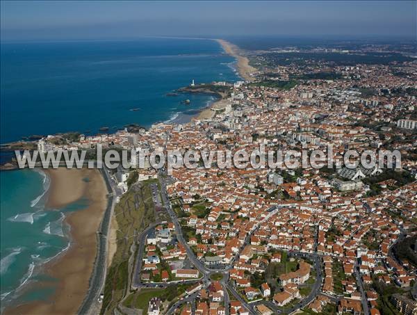 Photo aérienne de Biarritz