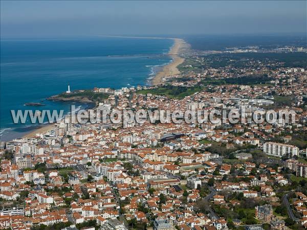 Photo aérienne de Biarritz