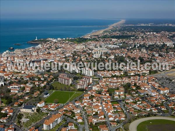 Photo aérienne de Biarritz