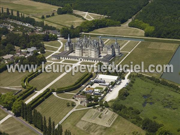 Photo aérienne de Chambord