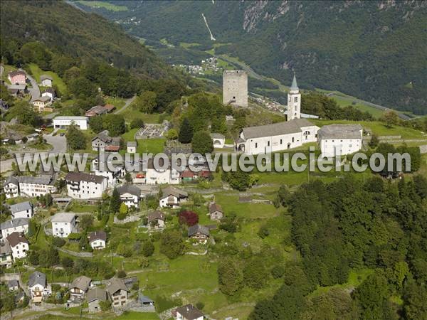 Photo aérienne de Santa Maria in Calanca