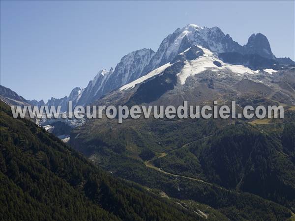 Photo aérienne de Chamonix-Mont-Blanc