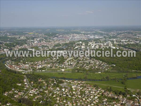 Photo aérienne de Courcelles-ls-Montbliard