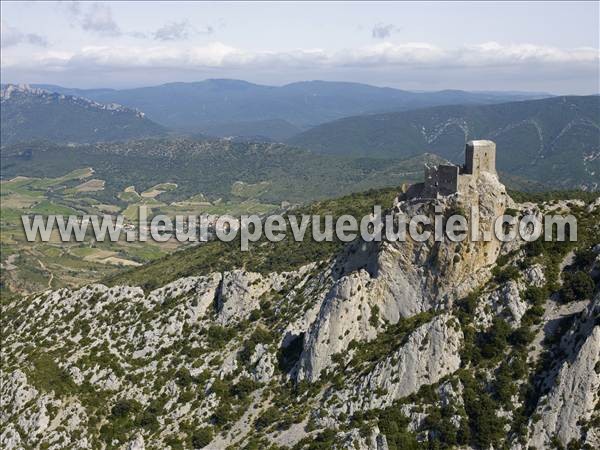 Photo aérienne de Cucugnan