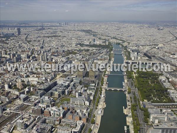 Photo aérienne de Paris