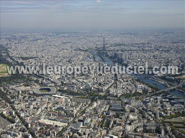 Photo aérienne de Paris