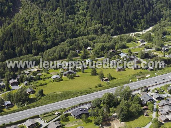 Photo aérienne de Chamonix-Mont-Blanc