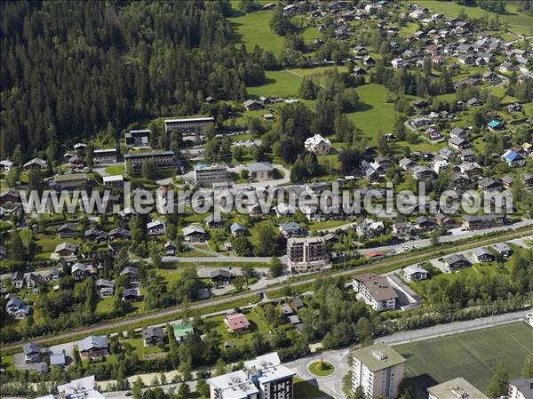 Photo aérienne de Chamonix-Mont-Blanc