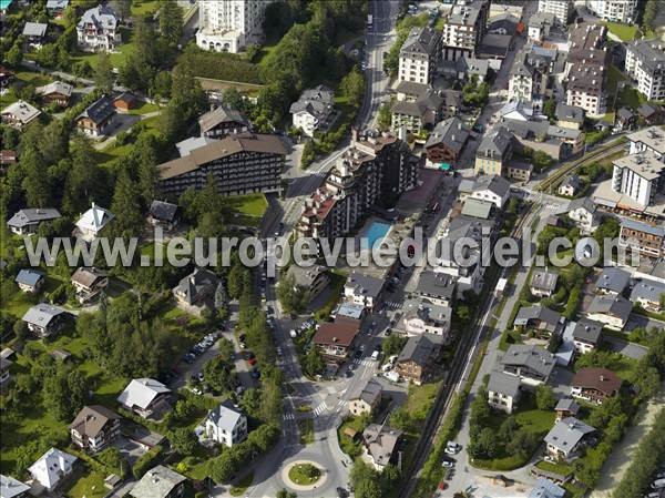 Photo aérienne de Chamonix-Mont-Blanc