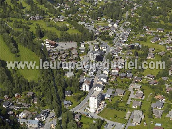 Photo aérienne de Chamonix-Mont-Blanc