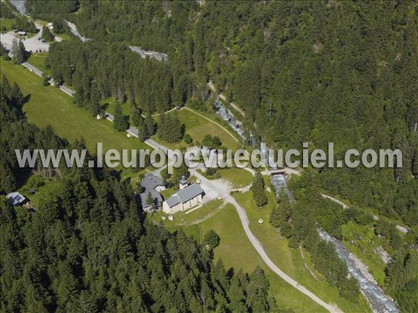 Photo aérienne de Les Contamines-Montjoie