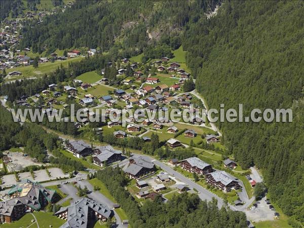 Photo aérienne de Les Contamines-Montjoie