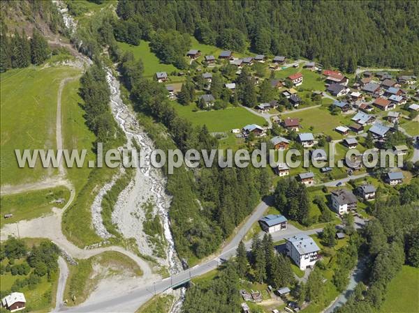 Photo aérienne de Les Contamines-Montjoie