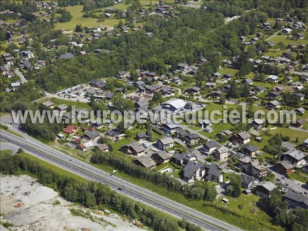 Photo aérienne de Les Houches