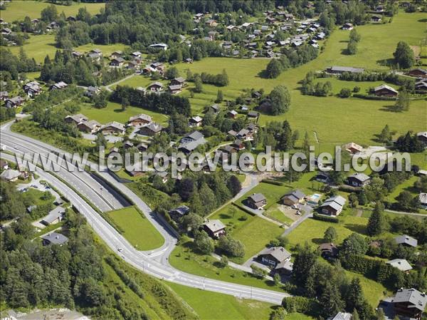 Photo aérienne de Les Houches