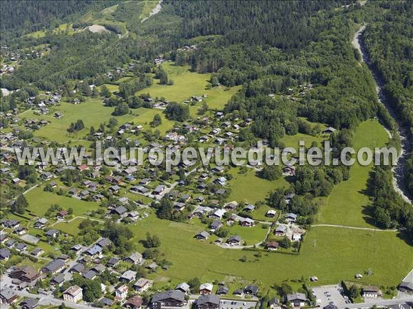 Photo aérienne de Les Houches