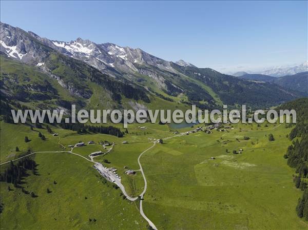 Photo aérienne de La Clusaz