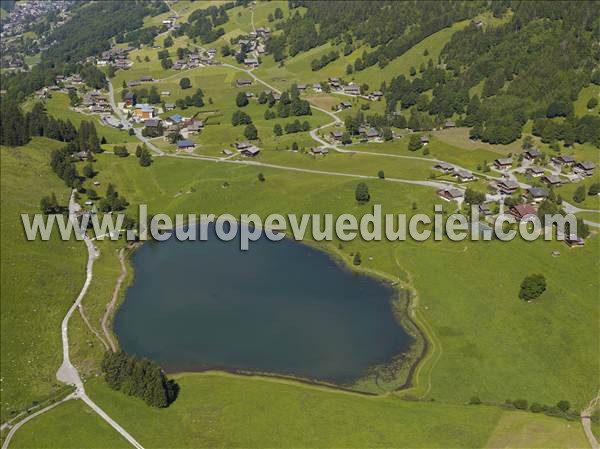 Photo aérienne de La Clusaz