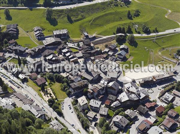 Photo aérienne de La Clusaz