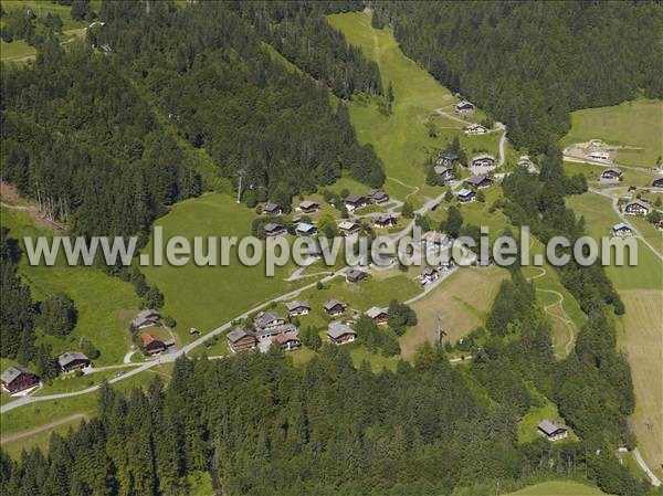 Photo aérienne de La Clusaz