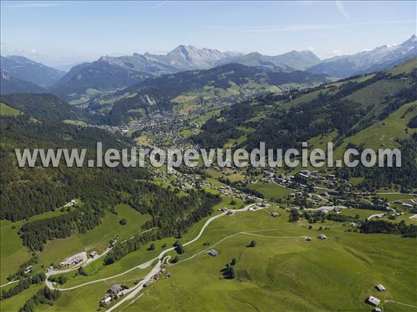 Photo aérienne de La Clusaz