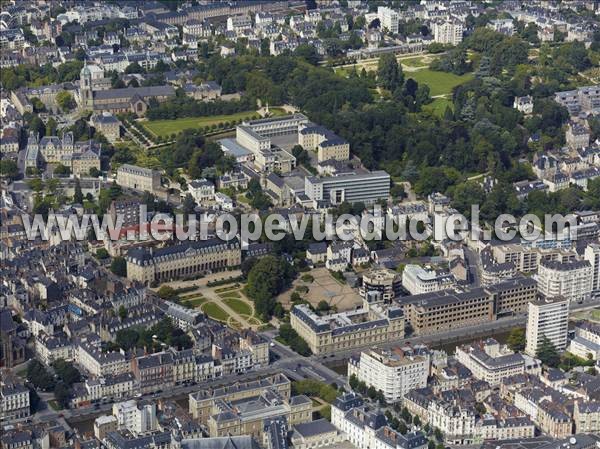 Photo aérienne de Rennes