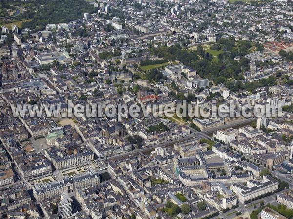 Photo aérienne de Rennes