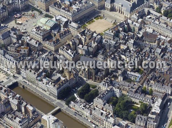 Photo aérienne de Rennes