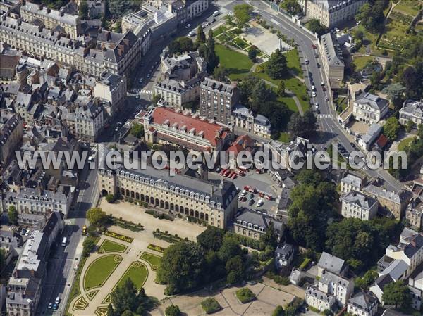 Photo aérienne de Rennes