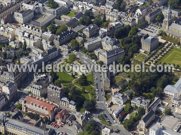 Photo aérienne de Rennes