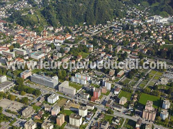 Photo aérienne de Bellinzona