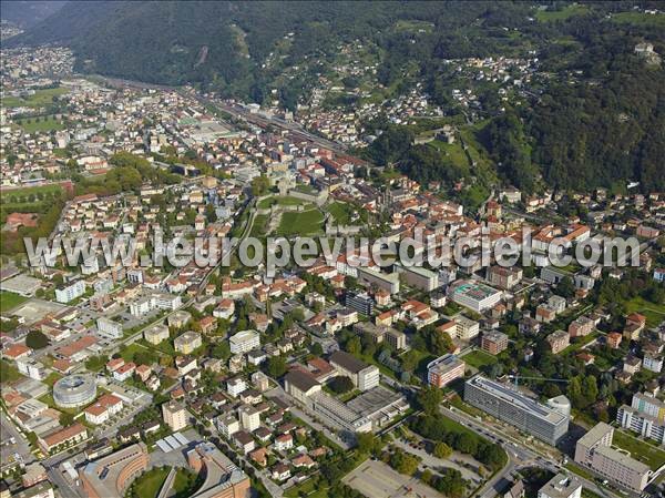 Photo aérienne de Bellinzona