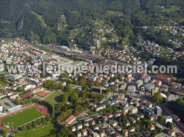 Photo aérienne de Bellinzona