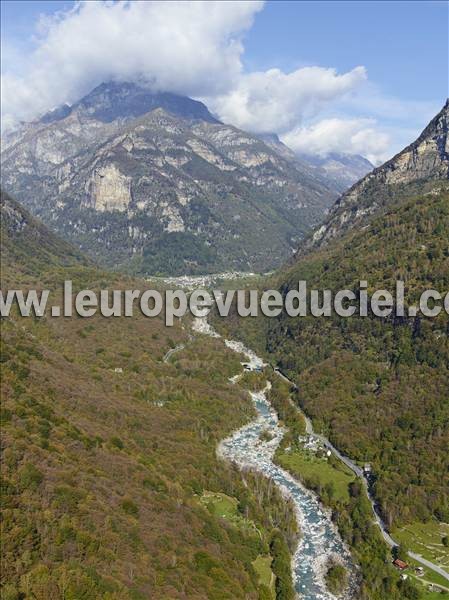 Photo aérienne de Brione (Verzasca)