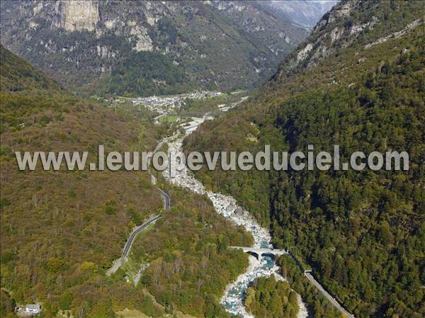 Photo aérienne de Brione (Verzasca)