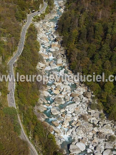 Photo aérienne de Brione (Verzasca)