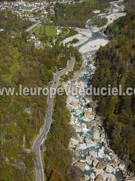 Photo aérienne de Brione (Verzasca)