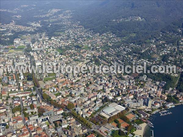 Photo aérienne de Lugano