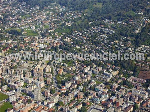 Photo aérienne de Lugano