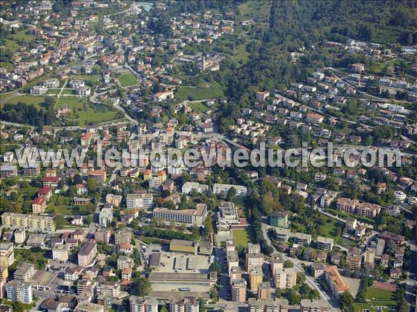 Photo aérienne de Lugano