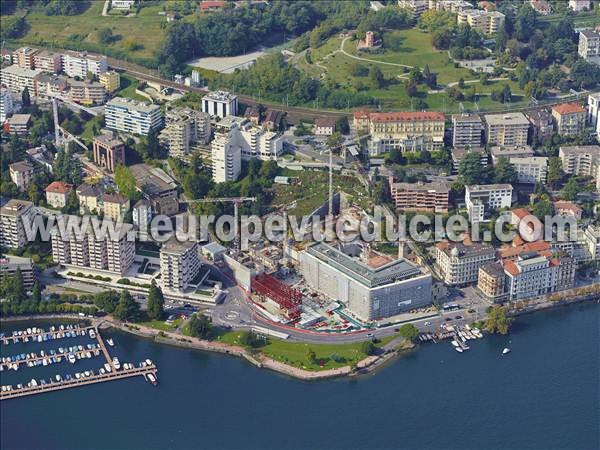 Photo aérienne de Lugano