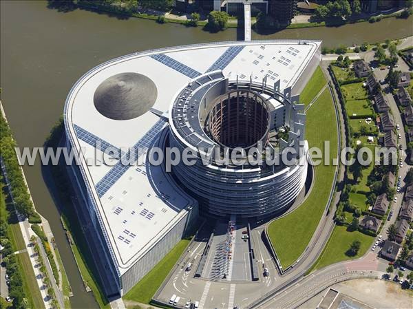 Photo aérienne de Strasbourg