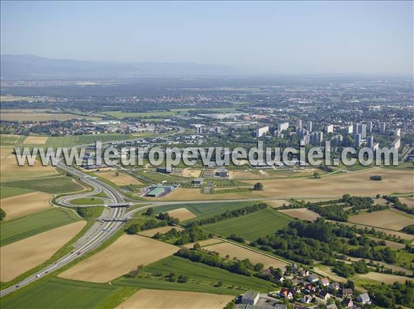 Photo aérienne de Mulhouse