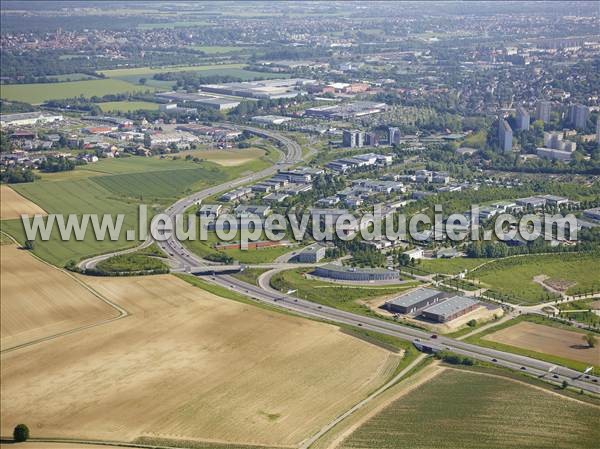 Photo aérienne de Mulhouse