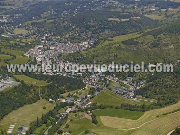 Photo aérienne de La Canourgue