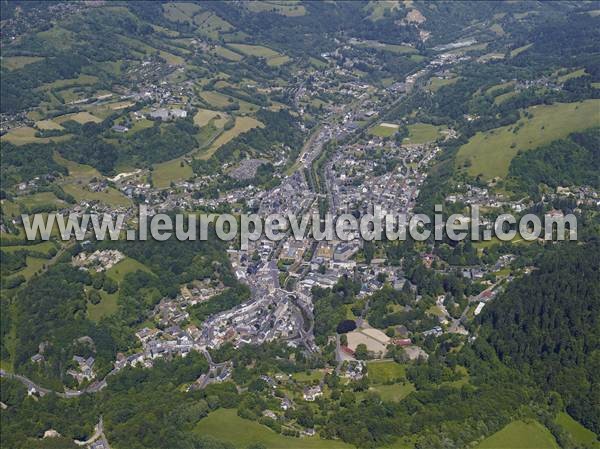 Photo aérienne de La Bourboule