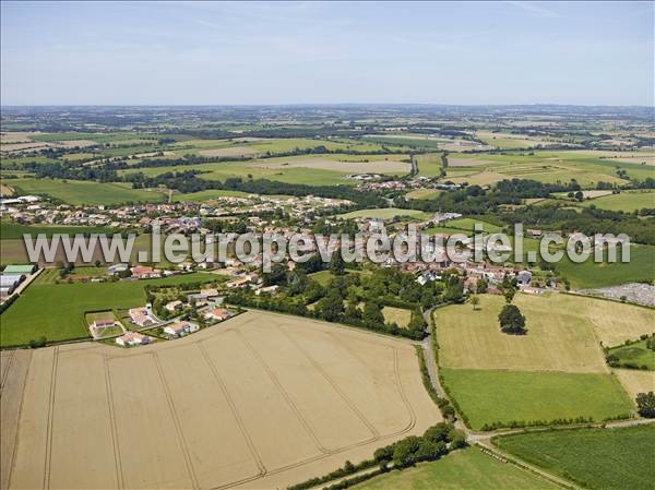 Photo aérienne de Bazoges-en-Pareds